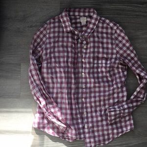 JCrew tissue button down